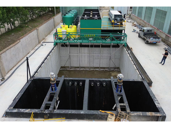 石英石酸洗廢水污水設備安裝調試完成